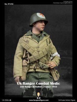 画像3: 【再販】Facepoolfigure 1/6 WWII アメリカ陸軍第2レンジャー大隊 衛生兵 France 1944 アクションフィギュア FP010 *予約