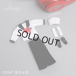 画像1: CDToys 1/12 フィメール ロング セーラー服 JK スチューデント 衣装セット TBLeague CD047 6種 *予約 