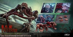 画像8: Patriot Studio 1/12 TPS-009 The Evolutionary History Of B.O.W Evolver クリーチャー アクションフィギュア  *予約