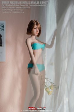 画像10: TBLeague 1/6 スーパーフレキシブル シームレス女性素体 ペール サンタン ラージバスト ≪足首分離型≫ 2種 S50B S51B *お取り寄せ