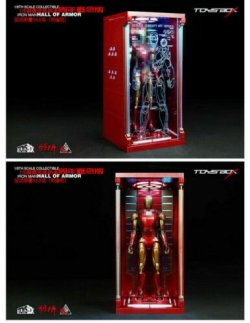画像6: TOYS-BOX 1/6 アイアンマン ホール オブ アーマー LED レッド版 ディスプレイ スタンド TB073 *お取り寄せ