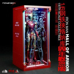 画像3: TOYS-BOX 1/6 アイアンマン ホール オブ アーマー LED レッド版 ディスプレイ スタンド TB073 *お取り寄せ
