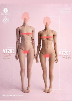 画像4: WORLD BOX 1/6 女性素体 ≪モデル体型≫ アクションフィギュア 2種 AT203 *お取り寄せ