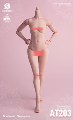 画像12: WORLD BOX 1/6 女性素体 ≪モデル体型≫ アクションフィギュア 2種 AT203 *お取り寄せ