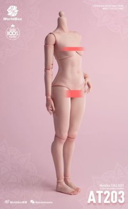 画像7: WORLD BOX 1/6 女性素体 ≪モデル体型≫ アクションフィギュア 2種 AT203 *お取り寄せ