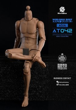 画像3: WORLD BOX 1/6 AT042 デュラブルボディ アジアン 男性素体 ボディ *お取り寄せ