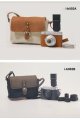 i-bag mini 1/6 レトロ 一眼レフカメラ ＆ 帆布×本革 カメラバッグ 2種 i-b002AB *予約