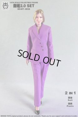 画像8: WHOHO TOYS 1/6 女性フィギュア パンツスーツ セット 2種 *予約