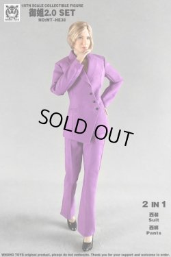 画像10: WHOHO TOYS 1/6 女性フィギュア パンツスーツ セット 2種 *予約