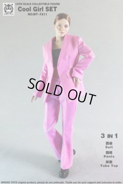 画像5: WHOHO TOYS 1/6 女性フィギュア パンツスーツ セット 2種 *予約
