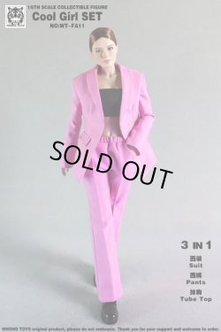 画像3: WHOHO TOYS 1/6 女性フィギュア パンツスーツ セット 2種 *予約