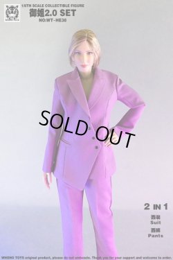 画像11: WHOHO TOYS 1/6 女性フィギュア パンツスーツ セット 2種 *予約