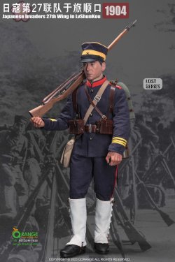 画像1: QORANGE QOTOYS 1/6 日露戦争 大日本帝国陸軍 歩兵第二十七連隊 1904 アクションフィギュア用衣装セット QOM-1038 *予約