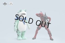 画像15: 偶蛙× JXK 16cm ジョーカー 猫 カエルの着ぐるみ フロッキング ドール フロッグ フィギュア OW02 *予約