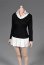 画像8: FBT-st 1/6 フィギュア用 女性 服 ニットセーター 付け襟 付けスカート ワンピース ドレス *予約