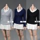 FBT-st 1/6 フィギュア用 女性 服 ニットセーター 付け襟 付けスカート ワンピース ドレス *予約