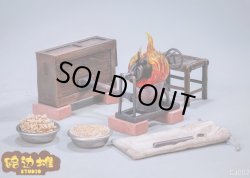 画像1: Roadside stall studio 1/12 ポン菓子機 セット フィギュア用 *予約