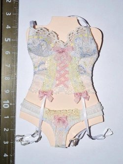 画像5: FBT-st 1/6 フィギュア用 女性 下着 ビスチェ ショーツ ストッキング *お取り寄せ