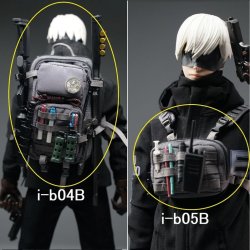 画像1: i-bag 1/6 ミルテック ミリタリーパトロールモール アサルトパック with タクティカル コンバット バックパック and チェストバッグ  10種 *予約