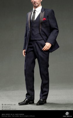 画像1: POPTOYS 1/6 ドクター フォーマル スタイル スーツ 靴 セット Dr Western-Style Suit 2種 POP-X41 *予約