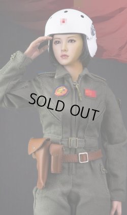 画像1: FLAGSET 1/6 中国人民解放軍 PLA 空軍 女性パイロット アップグレード版 アクションフィギュア FS-73006 *予約