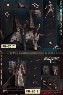 画像1: FISH BONETOYS 1/6 Silent Hill Pyramid Head (FB-Z016) / Silent Hill Pyramid Head and Nurse (FB-Z017) アクションフィギュア 2種 *予約