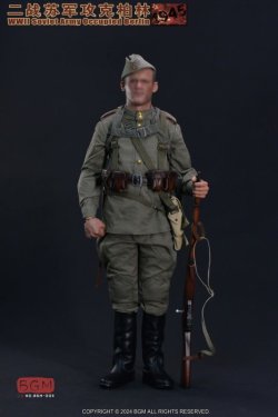 画像1: BGM 1/6 第二次世界大戦 ソ連軍 ベルリン占領 1945 軍服 武器 セット 3種 BMG-005 *予約