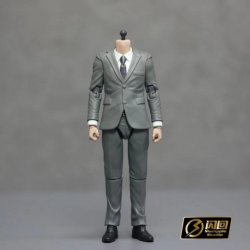 画像1: Manipple 1/12 スーツボディ グレー スーツ 2.0 （MS-M063） *予約