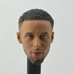 画像1: Custom 1/6 NBA カリー ヘッド V2 バスケ アクションフィギュア用 *お取り寄せ