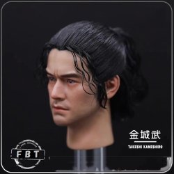 画像2: FBT-st 1/6 アジアン 男性ヘッド アクションフィギュア用 *予約