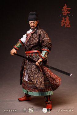 画像2: Jiao Zongmo Playing x Longyuan Pavilio 1/6 唐王朝 名将 李靖 アクションフィギュア チャイニーズ バックボーン シリーズ JZMW-009A シルバーアーマー版 *予約