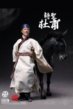 画像6: 303TOYS 1/12 詩聖 杜甫 アクションフィギュア 驢馬 SR002 SR002B 2種 *予約