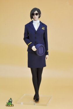 画像1: CUKE TOYS 1/6 客室乗務員 キャビンアテンダント CA 制服 セット MA-034 *予約