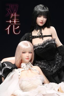 画像1: i8TOYS 1/6 ツインフラワー シュアン ＆ ユエ / 女性ヘッド＆コスチュームセット 2種 I8-C009 *予約