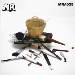 画像5: MR.Figure 1/12 ストリート スリースター プロップ セット MRA035 *予約 