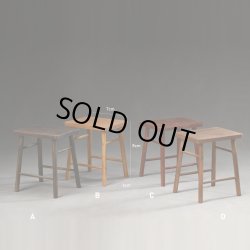 画像1: Achang Models 1/6 木製 ジャパニーズ スツール イス 椅子 006 ABCD *予約