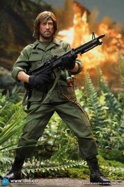 画像1: DID 1/6 US アーミー ベトナム戦争 ジェームス アクションフィギュア V80184 チャック・ノリス 地獄のヒーロー *予約