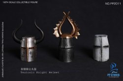 画像1: PP STUDIO 1/6 ドイツ騎士団 合金ヘルメット P2011 *予約