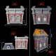 GT Mini Toys 1/12 レンガ 建物 ジオラマ 4種 *予約