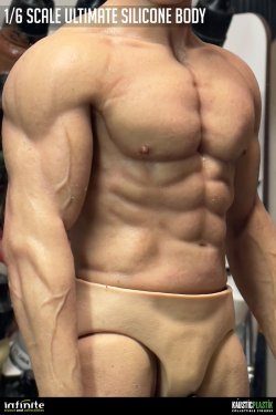 画像3: Infinite Statue × Kaustic Plastik 1/6 アルティメット 男性素体 マッスルボディ シリコーン素材 *予約