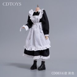 画像1: CDToys 1/6 ロリータ メイド ロング ドレス アクションフィギュア用 6種 TBLeague CD083-1 *予約