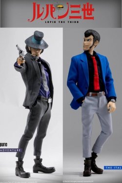 画像1: Kaustic Plastik  X  Infinite Statue 1/6 ルパン三世 & 次元大介 イタリアン・ゲーム アクションフィギュア KP 43182 KP 43183 KP 43184 KP 43185 *予約