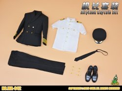 画像2: CUKE TOYS 1/6 エアプレーン キャプテン コスチューム 衣装 セット アクションフィギュア用 MA-042 *予約