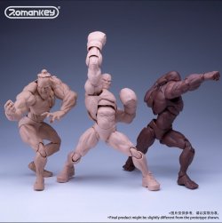 画像16: Romankey x COWL 1/12 超可動 ビッグガイ 男性素体 ボディアクションフィギュア 3種 UMS003 *予約