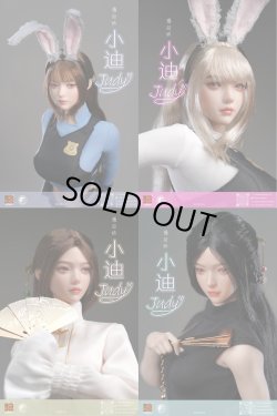 画像1: i8toys 1/6 女性ヘッド ジュディ + 服 セット 眼球可動 4種 i8-C010 *予約