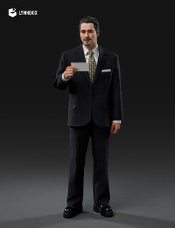 画像1: LYNNBOX 1/6 トニーズ スピーチ スーツ 演題 セット アクションフィギュア用 LB-003A-003D *予約