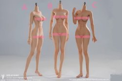 画像23: VERYCOOL 1/6 フィメール シームレス素体 アクションフィギュア用ボディ CD-01フットパーツ着脱 / VCD-02フット一体型 6種 *予約