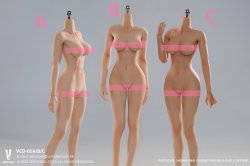 画像24: VERYCOOL 1/6 フィメール シームレス素体 アクションフィギュア用ボディ CD-01フットパーツ着脱 / VCD-02フット一体型 6種 *予約