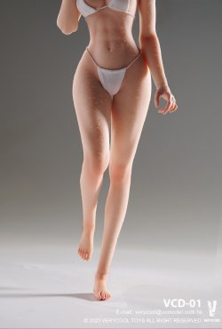 画像4: VERYCOOL 1/6 フィメール シームレス素体 アクションフィギュア用ボディ CD-01フットパーツ着脱 / VCD-02フット一体型 6種 *予約