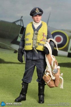 画像6: DID 1/6 WWII British Pilot Squadron Leader – Tom アクションフィギュア K80187 *予約